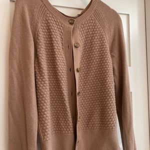 Brown cardigan